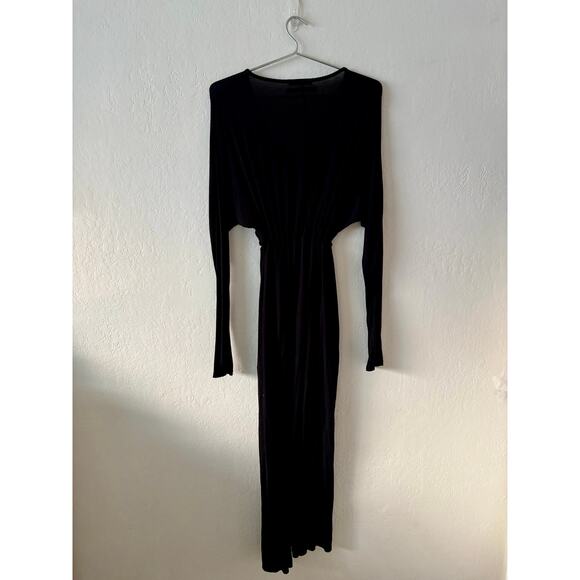 Gracemade Women's Dwell Black Super Soft Modal Jumpsuit Made in USA Size M $155 - Picture 6 of 6